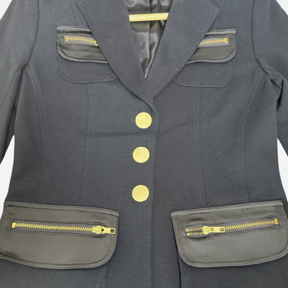 Cache Contour Collection 2 Piece Set Black Blazer… - image 5